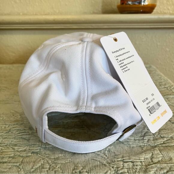 Rhone Everyday Hat Xox White and Gold Dad Hat - Picture 5 of 12